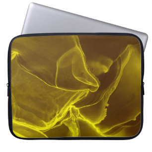 Glamourous ink fluid: marble foil. laptop sleeve