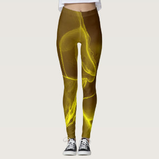 Glamourous ink fluid: marble foil. leggings