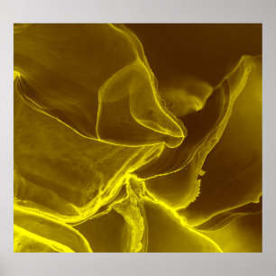 Glamourous ink fluid: marble foil. poster
