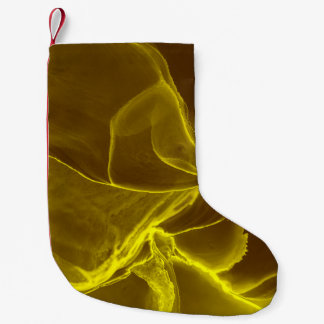 Glamourous ink fluid: marble foil. small christmas stocking