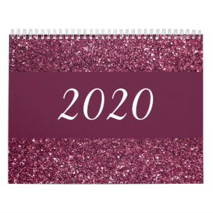 Glamourous inspirational calendar