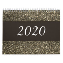 Glamourous inspirational calendar