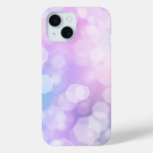 Glamourous LavenderSparkling Bokeh iPhone 15 Case