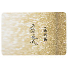 Glamourous modern chic faux gold glittery