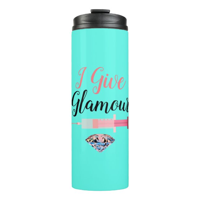 Glamourous nurse shot thermal tumbler (Front)