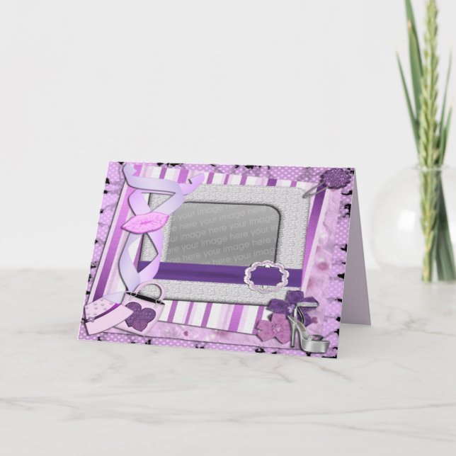 glamourous photo card (Front)