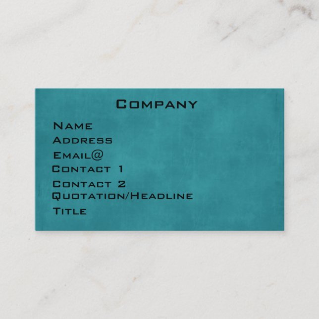 Glamourous Profile Card (Front)
