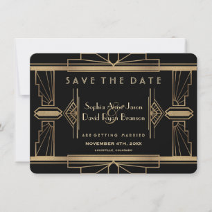 Glamourous Roaring 20's Great Save The Date