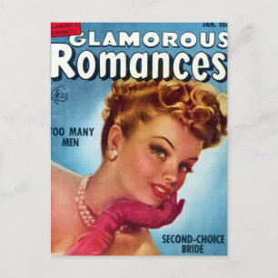 Glamourous Romances Postcard