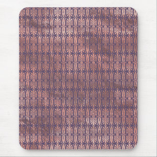 Glamourous Rose Gold Foil and Lavender Art Deco Mouse Pad