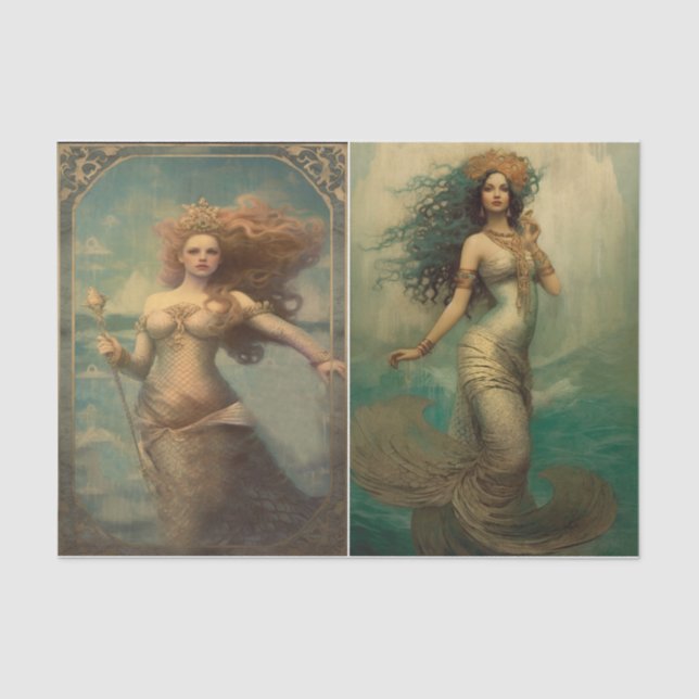 Glamourous Sirens  Tissue Paper (Front)