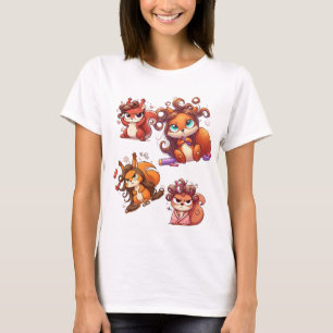 Glamourous Squirrel Hair Day T-Shirt