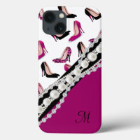 Glamourous Stiletto High Heels and Faux Gems