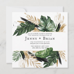 Glamourous Summer Greenery Boho Botanical Weddin