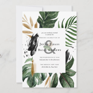 Glamourous Summer Greenery Boho Botanical Weddin