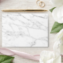 Glamourous wedding white marble stone custom liner