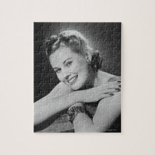Glamourous Woman Jigsaw Puzzle