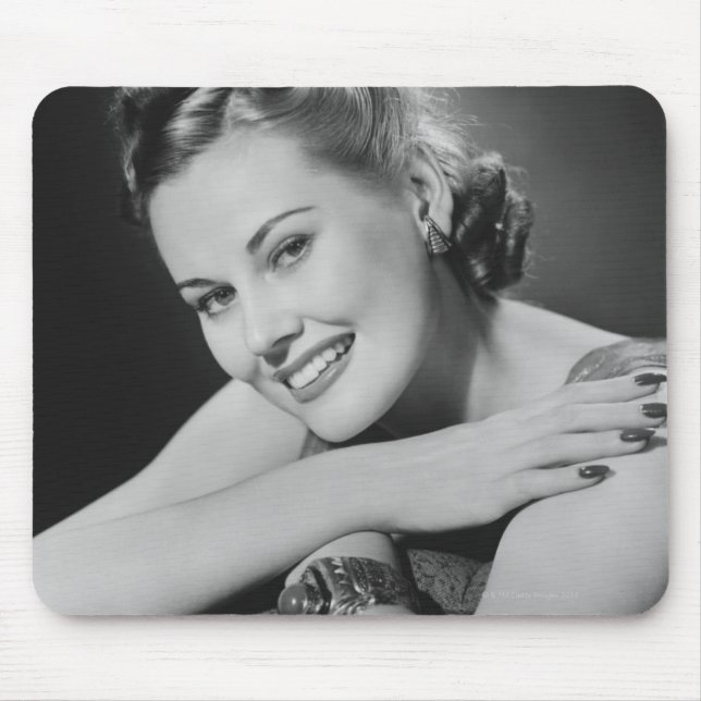 Glamourous Woman Mouse Pad (Front)