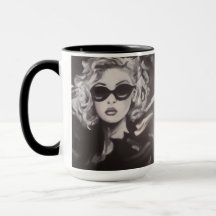 Glamourous Woman Portrait -Modern Art Poster