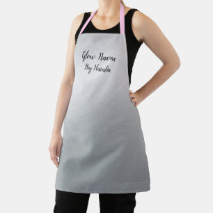 Glamour's Silver Beauty Salon Apron