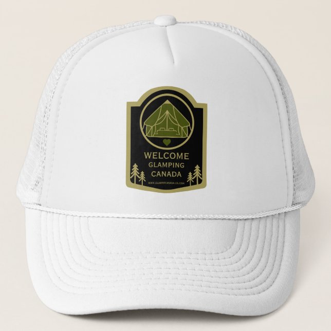 Glamping Canada Business Trucker Hat (Front)