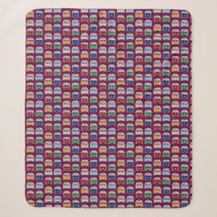 Glamping Classic Retro Campervan fandom VDub Sherpa Blanket