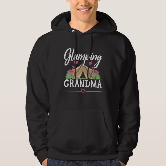 Glamping Grandma Grandmother Granny Grandparents D Hoodie (Front)