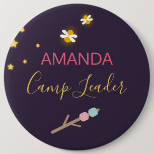 Glamping Party Identification 6 Cm Round Badge