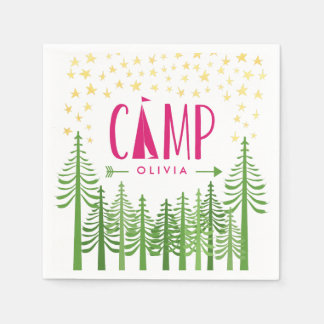 Glamping Party Napkin