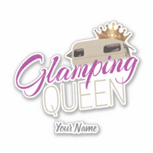 Glamping Queen Camping with vintage caravans