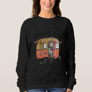 Glamping Queen Glamping Outfit For Women Glamper Sweatshirt