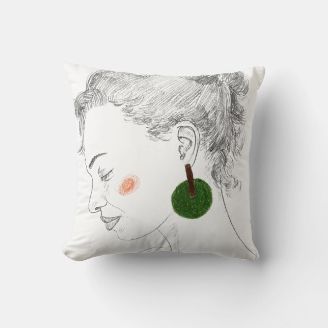 Glance Sketch Cushion (Front)