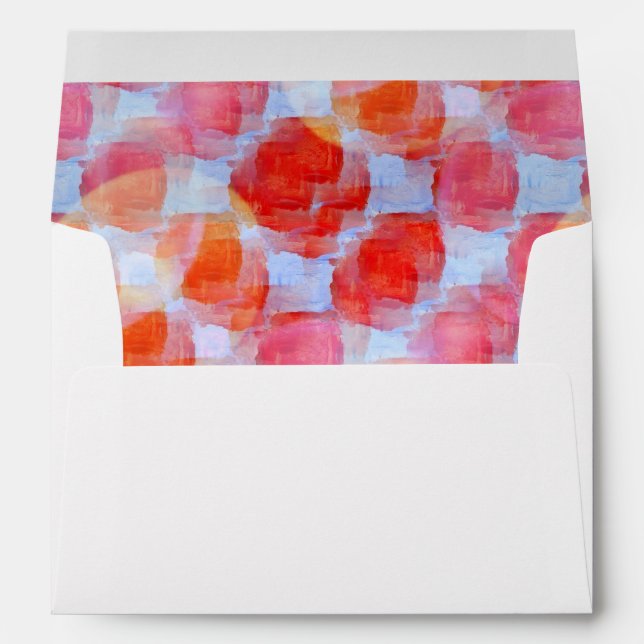 Glare from design texture background envelopes (Back (Bottom))