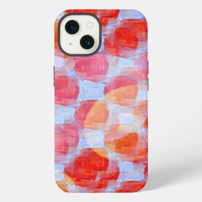 Glare from design texture background iPhone case (Back)