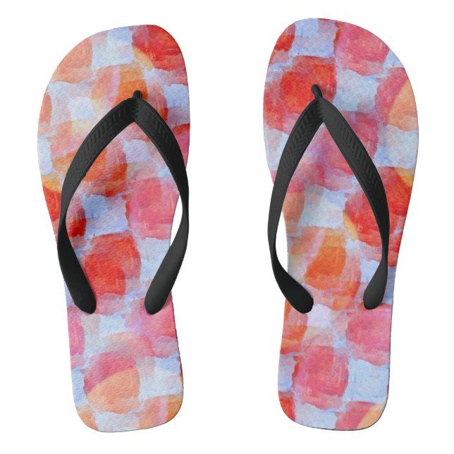 Glare from design texture background thongs (Footbed)
