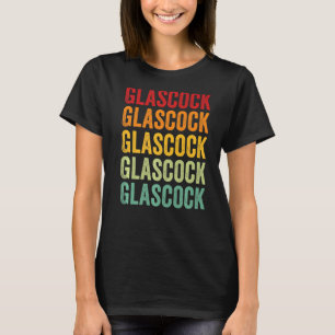 Glascock County Georgia Rainbow Text T-Shirt