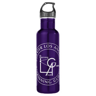 GLASG White Logo Water Bottle