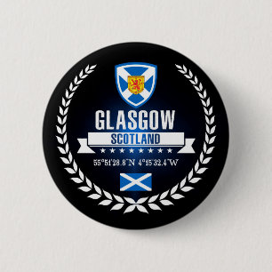 Glasgow 6 Cm Round Badge
