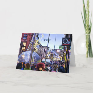 Glasgow at Christmas Holiday Card