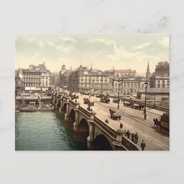 Glasgow Bridge, Glasgow, Scotland Postcard (Front)