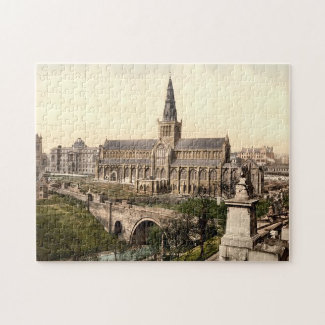 Glasgow Cathedral I, Glasgow, Scotland Jigsaw Puzzle (Horizontal)