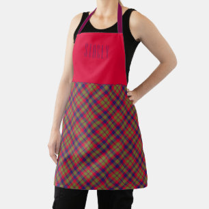 Glasgow City Tartan Plaid Pattern Apron