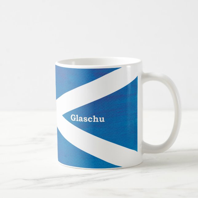 Glasgow / Glaschu Scottish Gaelic translation Coffee Mug (Right)
