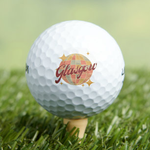 Glasgow Glesga Scotland UK golf resort retro Balls