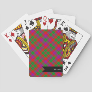 Glasgow Heritage Pattern Scottish Plaid Playing Cards