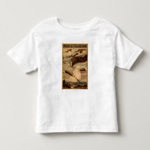 Glasgow Hot Air Balloon Circus Theatre Poster Toddler T-Shirt