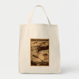 Glasgow Hot Air Balloon Circus Theatre Poster Tote Bag