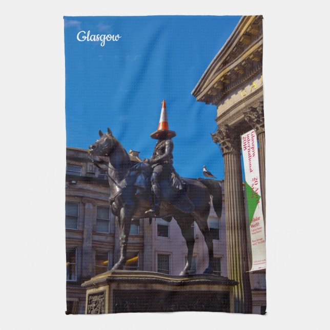 Glasgow Kitchen tea towel (Vertical)