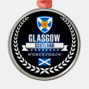 Glasgow Metal Ornament