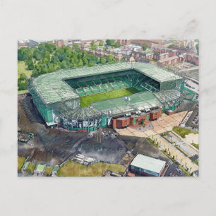 Glasgow Parkhead Football Stadium Postcard